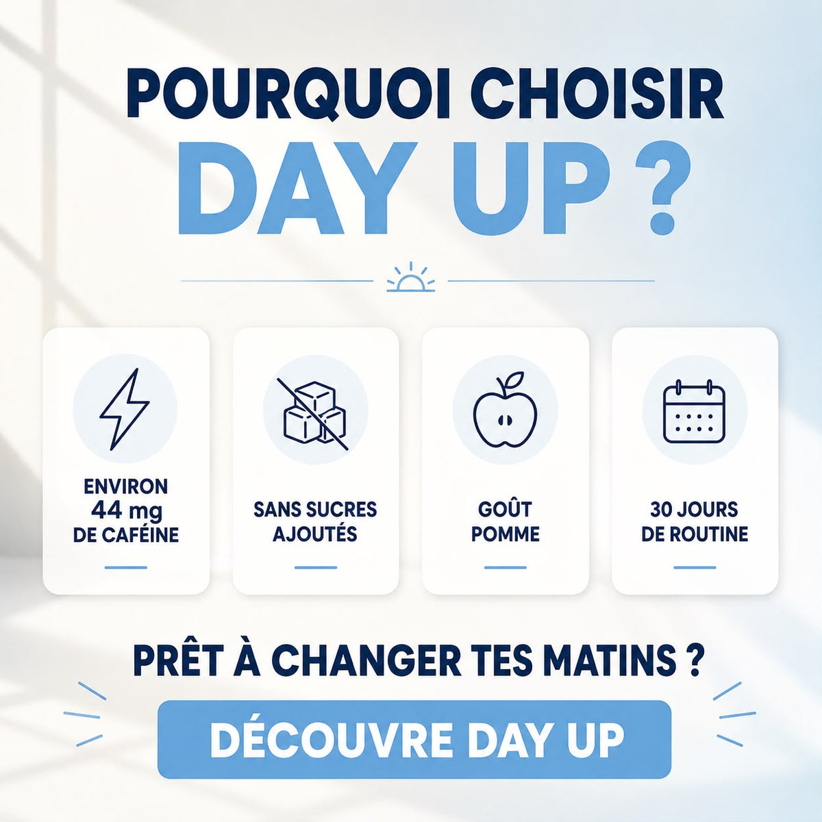 DayUp™ Daily Energy Gummies – Focus, Productivité & Énergie durable | 60 gummies
