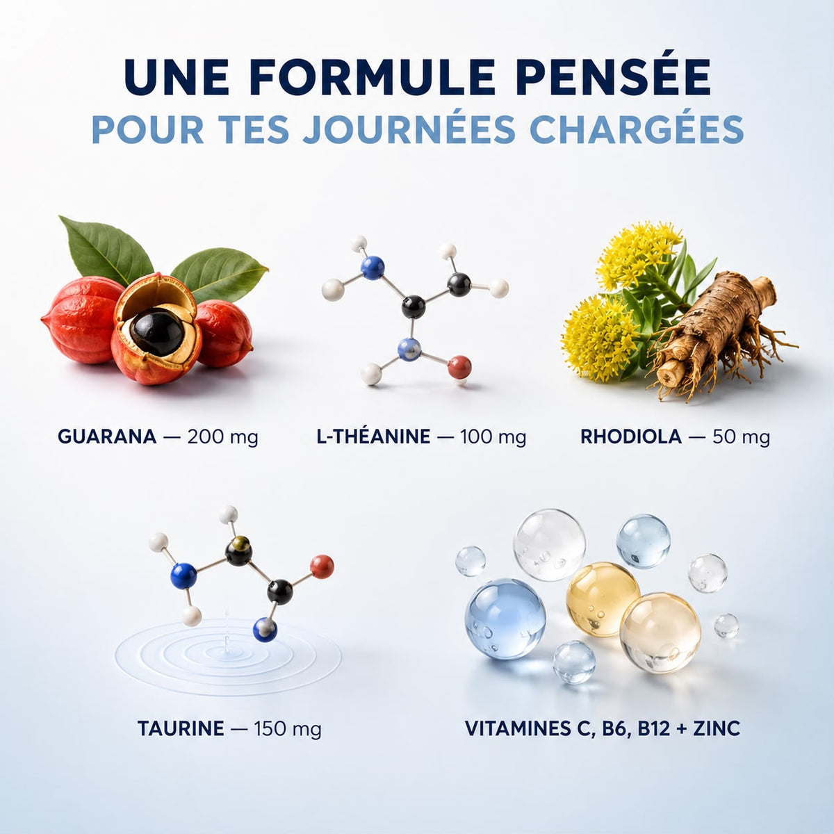 DayUp™ Daily Energy Gummies – Focus, Productivité & Énergie durable | 60 gummies